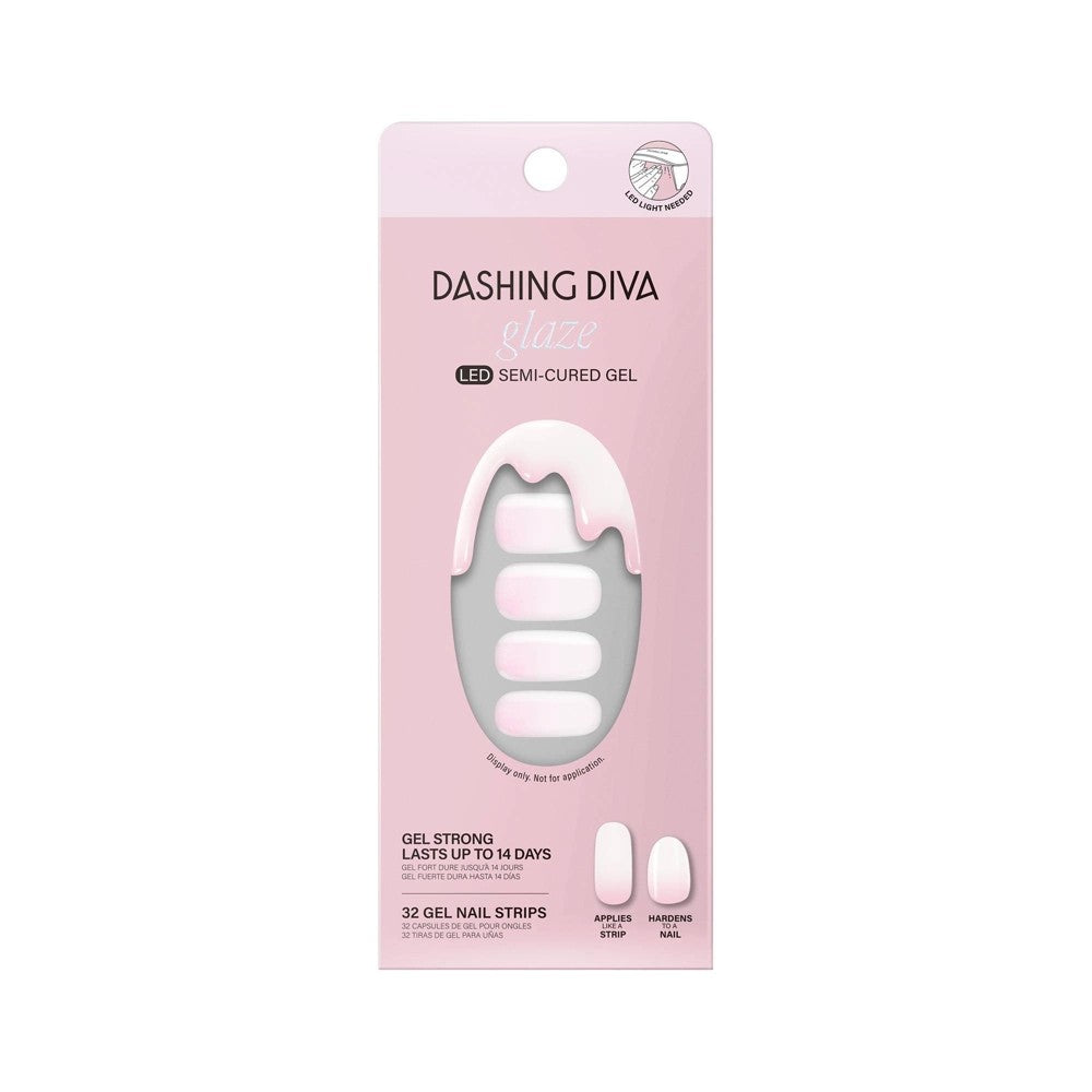Dashing Diva Glaze Nail Art - Rosewater Mist - 32ct - Bellso